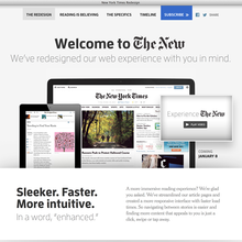 NYTimes.com Redesign Announcement