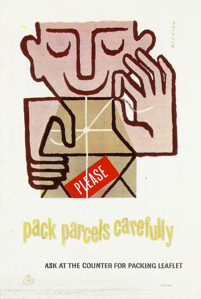 GPO Poster: “pack parcels carefully”