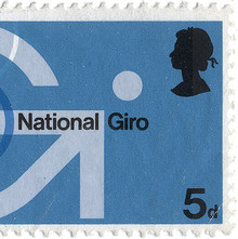 National Giro postage stamp