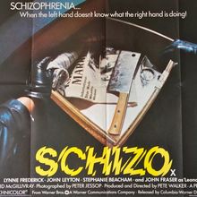<cite>Schizo</cite> movie posters