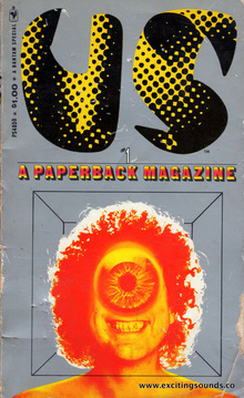 <cite>US, The paperback magazine</cite> covers