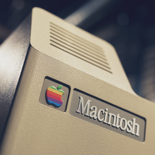 Macintosh logo and badge