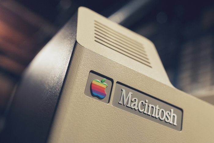 Macintosh logo and badge