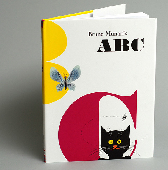 Bruno Munari’s ABC, first edition and Chronicle Books edition 1