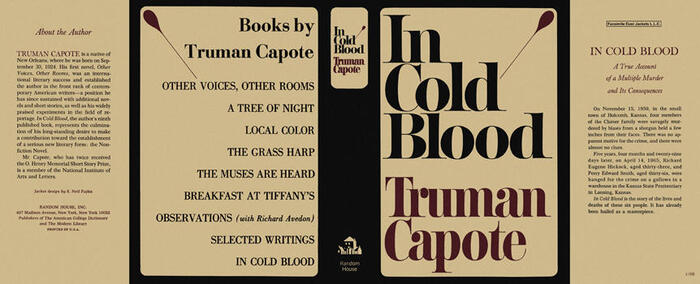 In Cold Blood, 1965 first edition 9