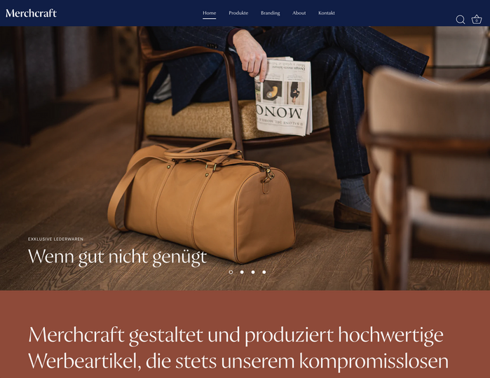 Merchcraft branding and website 1