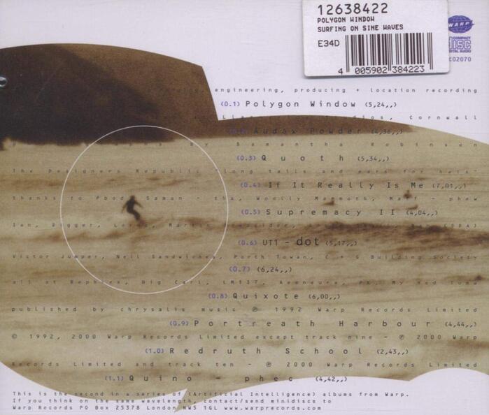 Surfing on Sine Waves CD back cover