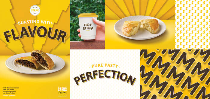 Carrs Pasties brand refresh 2
