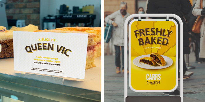 Carrs Pasties brand refresh 3