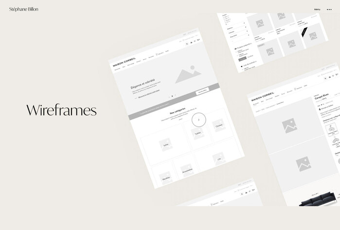 Stephane Billon portfolio website 6