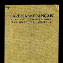 Caressa &amp; Français catalog cover