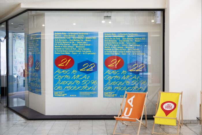 Season posters in the entrance hall