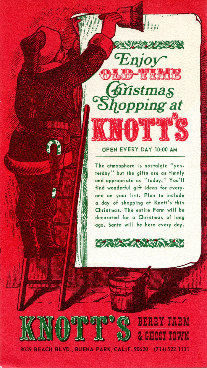 Enjoy Old-Time Christmas Shopping at Knott’s