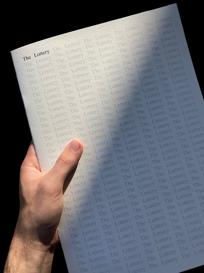 “The Lottery” by Shirley Jackson, Elisava student project 2