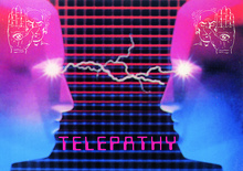 Telepathy logo and flyers