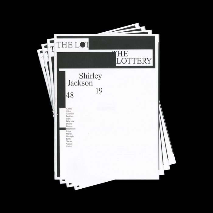 “The Lottery” by Shirley Jackson, Elisava student project 1