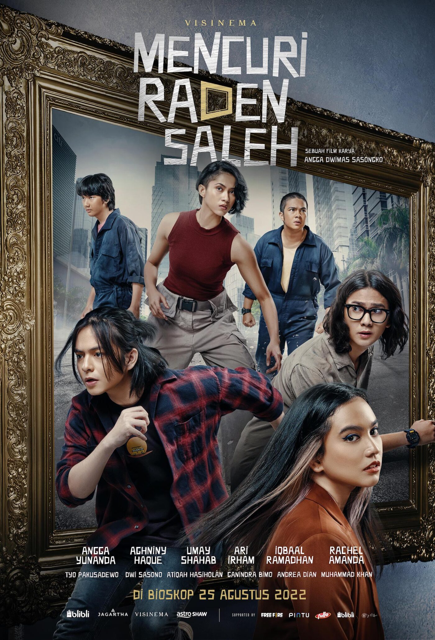 Mencuri Raden Saleh movie posters, titles, promotion - Fonts In Use