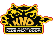 <cite>Codename: Kids Next Door</cite> logo, titles and credits