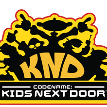 <cite>Codename: Kids Next Door</cite> logo, titles and credits