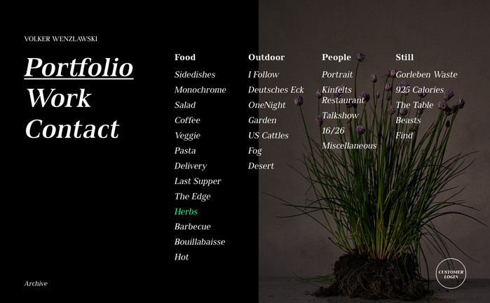 Volker Wenzlawski Photography branding and website 2