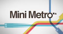 <cite>Mini Metro</cite> logo and interfaces