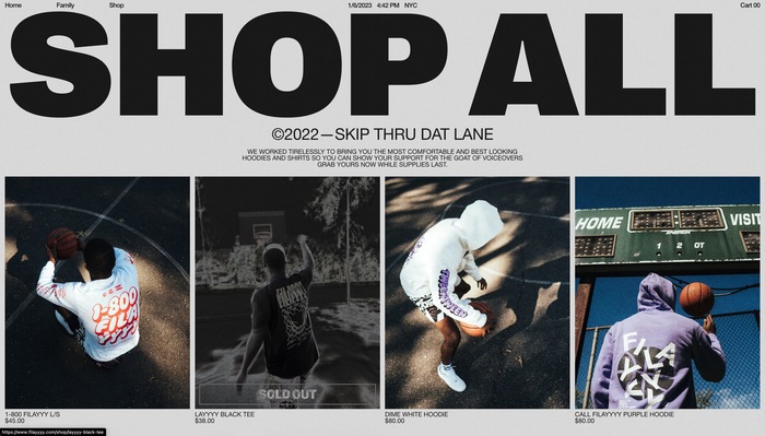 Filayyyy “Skip thru dat lane” website 6