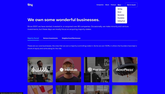 Tiny website 5
