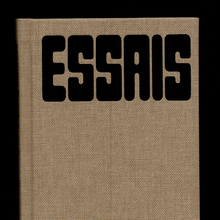 <cite>Essais, 2020–1996</cite> by Jacques Ferrier