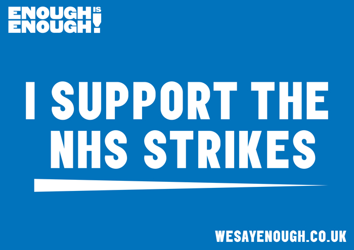 Enough is Enough strike posters 2