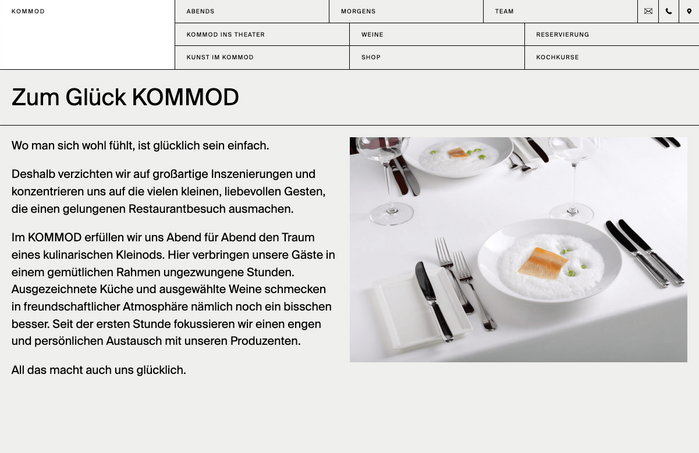 Restaurant Kommod, Vienna 1