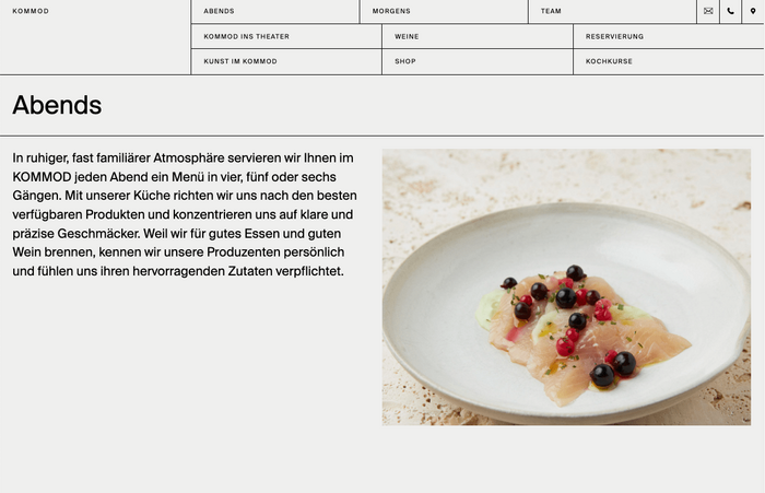 Restaurant Kommod, Vienna 3