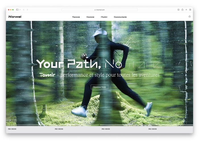 The slogan “Your Path, No Trace” uses a  involving four of Modelo’s five weights.