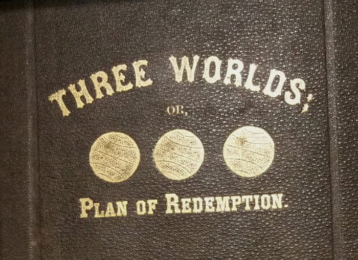 Detail of the cover typography