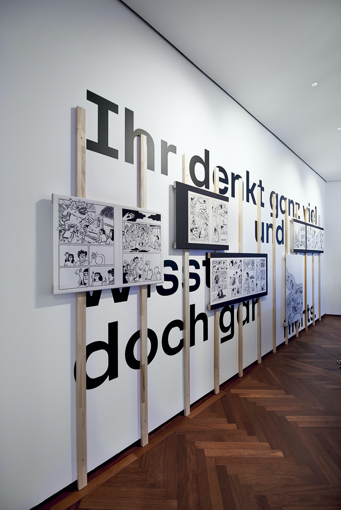 Comicbuchpreis 2022 exhibition at Literaturhaus 4
