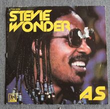 Stevie Wonder – “As” French single cover