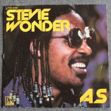 Stevie Wonder – “As” French single cover