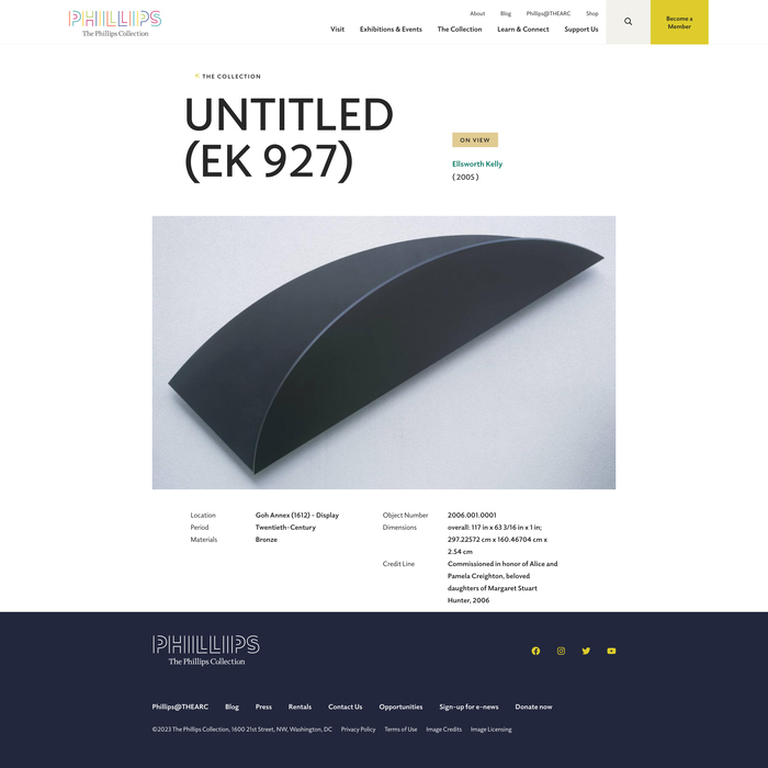 Phillips Collection website 8