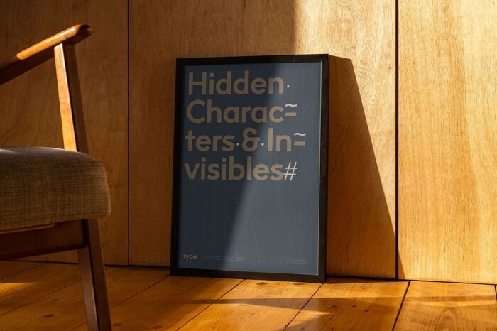 The Typographic Circle presents Supple Studio: Hidden Characters & Invisibles poster 1
