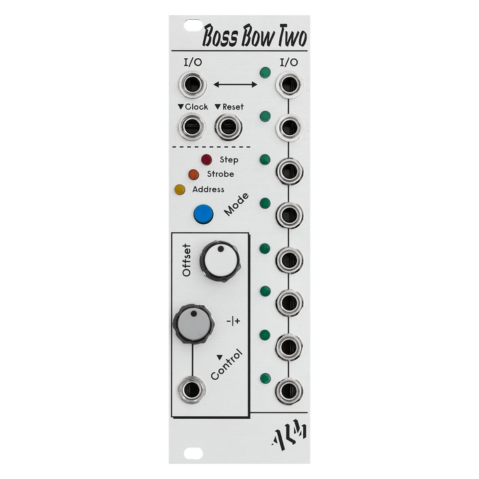 Boss Bow Two (ALM027), an 8 way bidirectional voltage controlled switch, featuring squooshed 