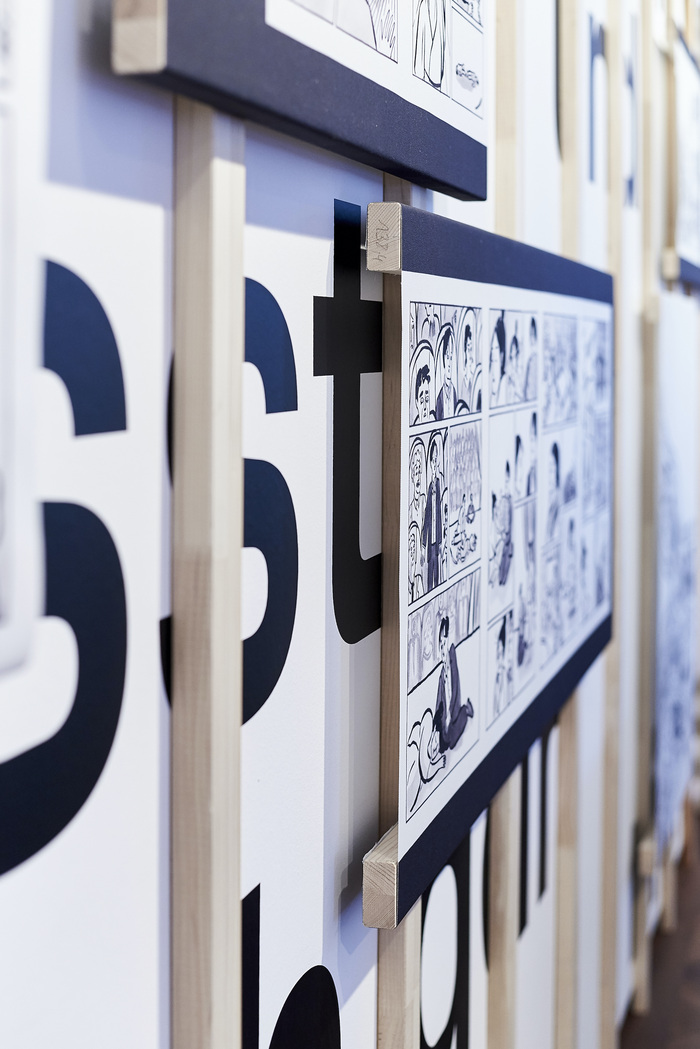 Comicbuchpreis 2022 exhibition at Literaturhaus 5