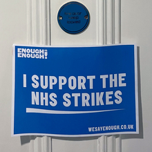 Enough is Enough strike posters
