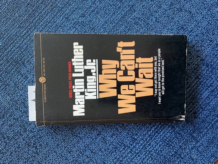 Why We Can’t Wait by Martin Luther King, Jr. (Mentor) 1