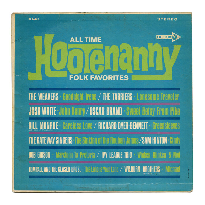 Various Artists – All Time Hootenanny Folk Favorites album art