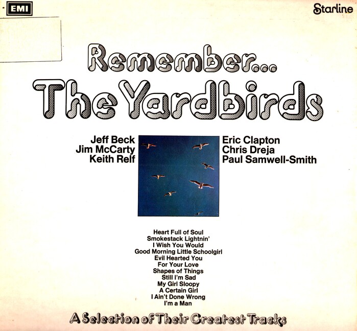 The Yardbirds – Remember… The Yardbirds album art 1