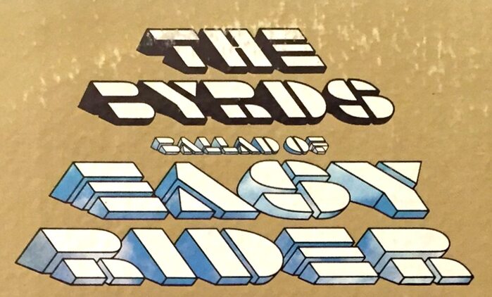 Detail of the title typography