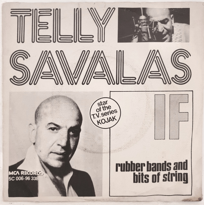 Telly Savalas – “If” / “Rubber Bands and Bits of String” Dutch single cover 1