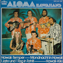 Aloma Hawaiians – “Hawaii-Temper” single cover