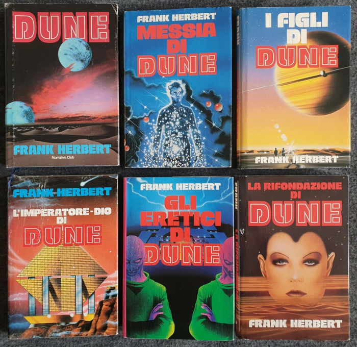 Dune series by Frank Herbert (Euroclub) 1
