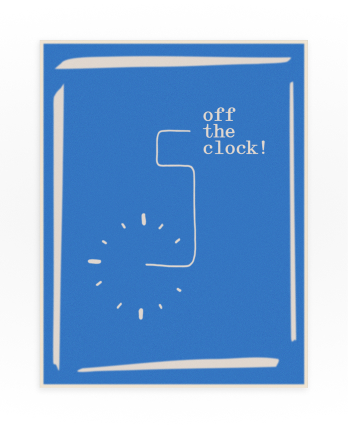 Off the Clock exhibtion posters 2