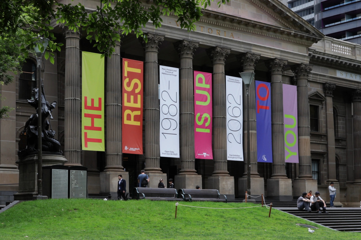 The Rest Is Up to You, State Library Victoria - Fonts In Use